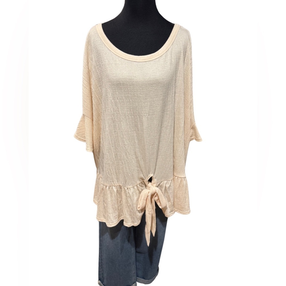 Hayden Cream Blouse women's 3XL